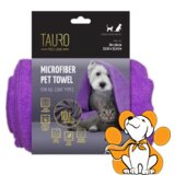 Tauro Pro Line microfiber Towel Purple 60x90cm, Ultra-mekani Peškir Za Ljubimce Cene
