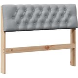  Tapecirani uzglavlje Svijetlo siva 100 cm Čvrsto borovo drvo | shoptok.hr