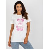 FANCY T-shirt-FA-TS-8500.19P-white-pink | Shoptok.si