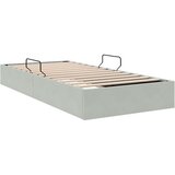  Krevet s od storage Svijetlo siva 100 x 203 cm Baršun | shoptok.hr