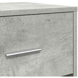  Noćni ormarići 2 kom s ladicama betonsko-sive boje 40x34x50 cm | Shoptok.si