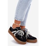 Boto Women's platform sneakers with decorations black Vinness | Shoptok.si