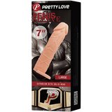  Pretty Love - prirodni penis rukav s prstenom | shoptok.hr