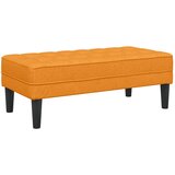 vidaXL Klupa Tamno Žuta 113x57x39 cm Tkanina | shoptok.hr