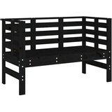  Klupa crna 111 5 x 53 x 71 cm od masivne borovine | shoptok.hr