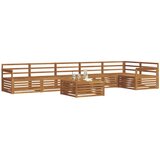  Set vanjskih sofa 7 pcs Prirodna | Eponuda.ba