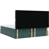 vidaXL Otomanski posteljni okvir z vzmetnicami zelen 180x200cm žamet, (21610746) | Shoptok.si