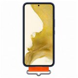 Samsung S22 silikonski ovitek s paščkom, moder | Shoptok.si