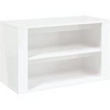 Maison Chic Regal za čevlje - Polica za čevlje visok sijaj bel 75x35x45 cm inženirski les, (21778193) Cene