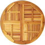 vidaXL Stolna ploča Ø80x2,2 cm okrugla od masivnog bagremovog drva | shoptok.hr