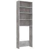 Ormarić za perilicu rublja siva boja betona 64 x 24 x 190 cm | shoptok.hr