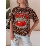 DStreet T-shirt damskie oversize w cętki ZESTSTYLE beżowy | shoptok.hr