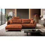 MID.YOU KOTNA SEDEŽNA GARNITURA, velur opečnato rjava | Shoptok.si