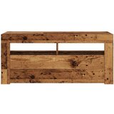 vidaXL TV ormarić LED boja staro drvo 90x35x40 cm konstruirano drvo | shoptok.hr