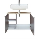 Pelipal Siva/v naravni barvi stenska omarica brez umivalnika v borovem dekorju 53x80 cm Quickset 394 – | Shoptok.si