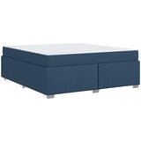  Krevetna konstrukcija s madracem Plava 180 x 200 cm tkanina | shoptok.hr