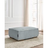 Bobochic Paris Svetlo siv tabure iz rebrastega žameta Chelsea – | Shoptok.si