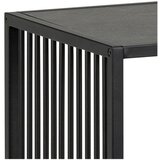 Actona Črn regal v kamnitem dekorju 120x83 cm Strington – | Shoptok.si