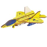  Čarolijashop 3d drvena slagalica-Žuti f-22 raptor ( 261) Cene