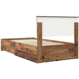  Okvir za krevet Staro drvo 100 x 200 cm Konstruirano drvo | shoptok.hr