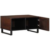  Stolić za kavu smeđe-crni 80x51x40 cm od masivnog drva manga | shoptok.hr