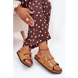Boto Women's Cork Platform Sandals With Buckles Camel Livara | Shoptok.si