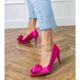 D/CEO Pink satin pumps with flower Klerita | Shoptok.si