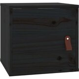 Zidni ormarić crni 31 5 x 30 x 30 cm od masivne borovine | shoptok.hr