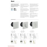  Redo 91195 - LED spoljno orijentaciono svetlo BAST LED/2,5W/230V IP65 siva | Eponuda.com