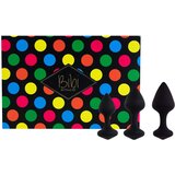 Feelztoys Trodijelni komplet analnih čepova - Bibi, crni | shoptok.hr