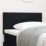 vidaXL Naslon za glavo Diamantni Bloki Črna 90 cm Tkanina Cene