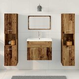 Set za skladištenje Zidne 4 pcs Konstruirano drvo | shoptok.hr