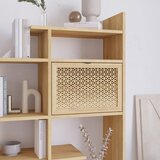 Marckeric Regal v hrastovem dekorju v naravni barvi 95x170 cm Ecrin – | Shoptok.si