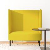 SOFA s visokim naslonima Svijetlo žuta 109x56x121 cm Tkanina | shoptok.hr