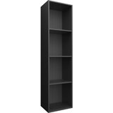 Maison Chic Knjižna omara - Knjižni regal črna 36x30x143 cm iverna plošča, (21725626) Cene