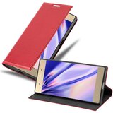 Cadorabo Ohišje, združljivo z Sony Xperia XA1 PLUS v rdeče jabolko - Zaščitni ovitek z magnetnim zapiranjem, stoječo funkcijo in režo za kartice, (20558036) | Shoptok.si