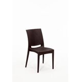 Hanah home Tamno smeđi vrtni blagovaonski set od umjetnog ratana za 4 osobe Rattan – | shoptok.hr