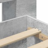  Okvir kreveta s pohranom s uzglavljem Betonska siva 75 x 190 cm | shoptok.hr