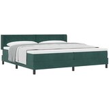  Krevet s opruga kutije Tamnozelena 200 x 200 cm Baršun | shoptok.hr