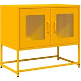 Maison Chic TV omarica - TV stojalo - Televizijska omarica Gorčično rumena 68x39x60,5 cm Hladno valjano jeklo, (21700240) Cene