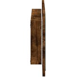  LED kupaonsko ogledalo boja dimljenog hrasta 60x8,5x38cm drveno | shoptok.hr