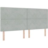  s opruga kutije Svjetlosiva 200 x 200 cm Baršun | shoptok.hr