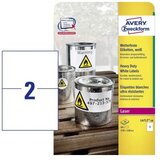 Avery Zweckform zelo odporne etikete iz poliestra 210 x 148 mm | Shoptok.si