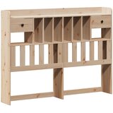 Krevet s regalom za knjige bez madraca 135x190 cm od borovine | Eponuda.ba