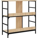 Polica za knjige boja hrasta 78,5x33x82 cm konstruirano drvo | shoptok.hr