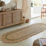 Flair Rugs Tamno zelena/u prirodnoj boji ručno rađena jutena staza 80x230 cm Grace Green – | shoptok.hr