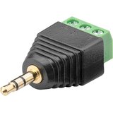 Goobay Terminal blok konektor 3pin 5mm na AUX 3.5mm muški | Eponuda.ba