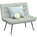 vidaXL Klop svetlo siva 110x74x84 cm žamet | Shoptok.si