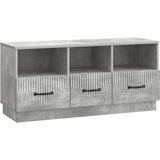 TV ormar Betonska siva 102 x 34,5 x 47 cm Konstruirano drvo | shoptok.hr