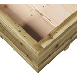 vidaXL Vrtna sadilica 90 x 60 x 26,5 cm od impregnirane borovine | shoptok.hr